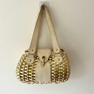 Kate Spade Gold Basket Purse